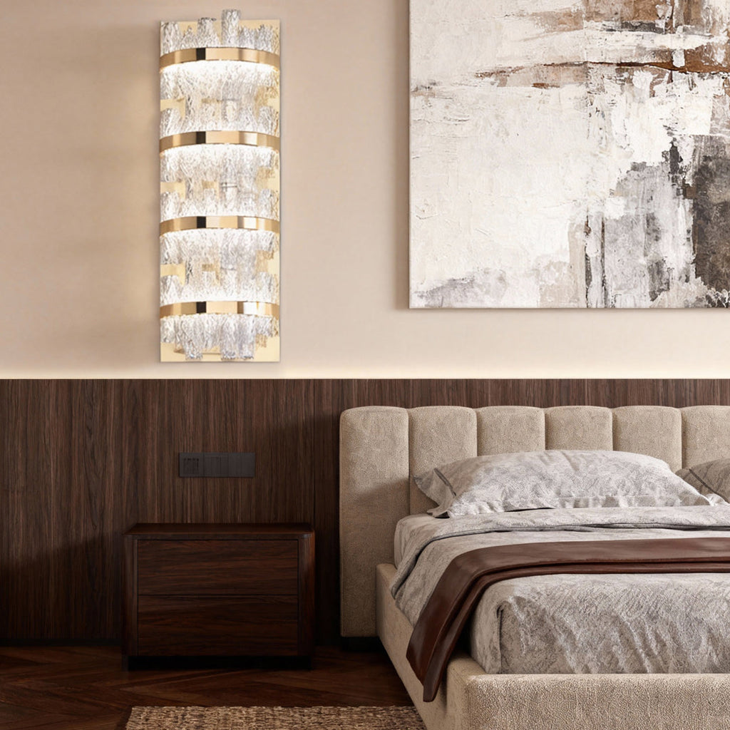 WINDSOR GLASS AND STEEL WALL LANTERN