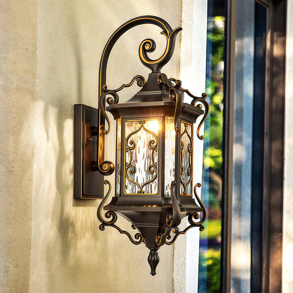 WINDSOR HILLS WEATHERPROOF OUTDOOR WALL LANTERN