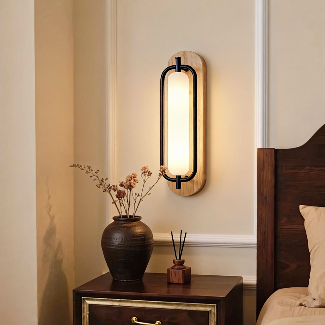 BRAMBLETON IRON ACRYLIC WALL LAMP
