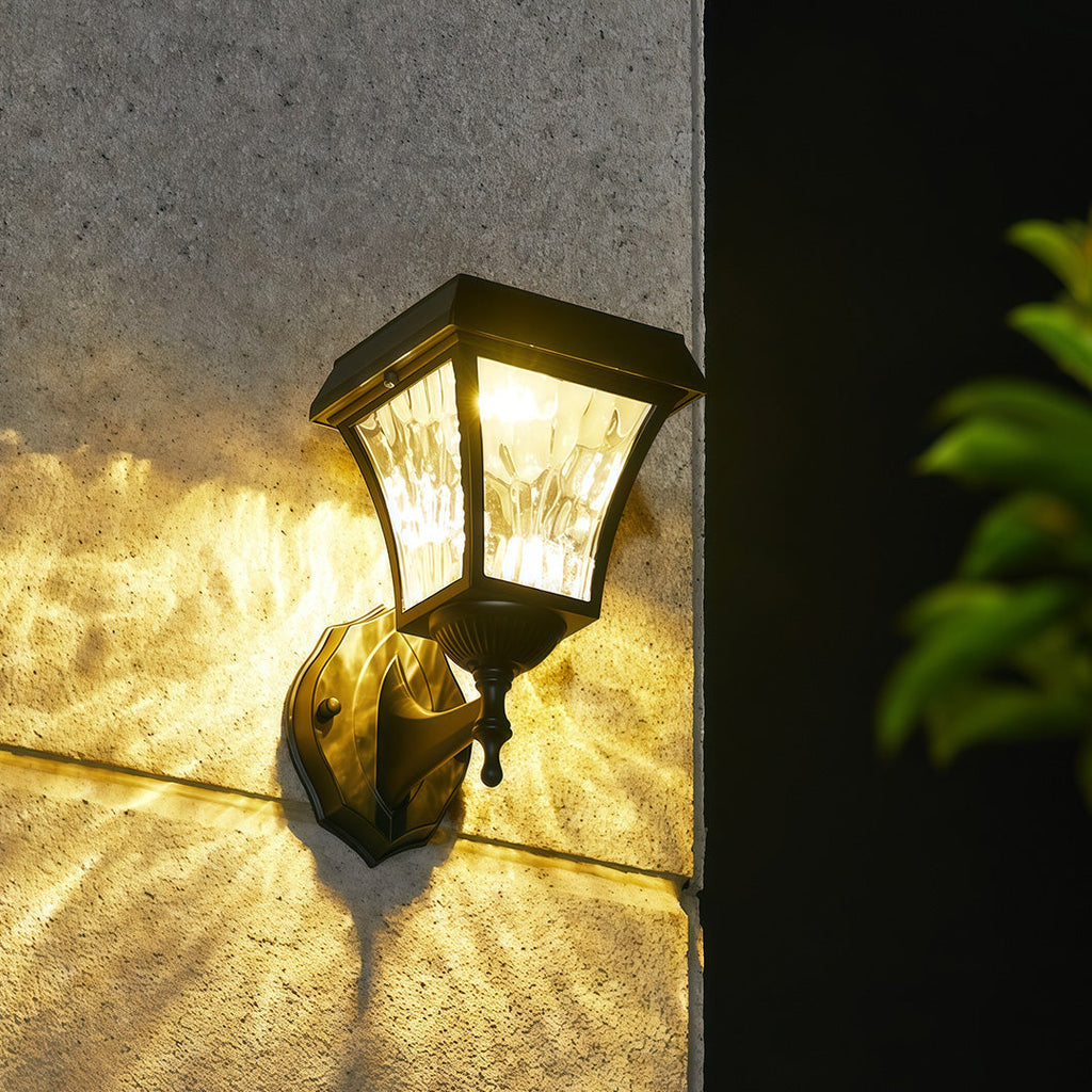 WHITECREST SOLAR GARDEN WALL LANTERN