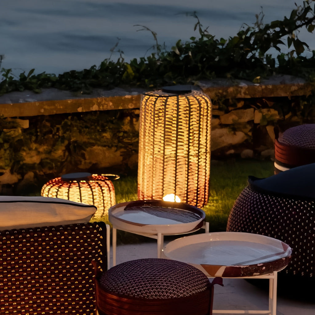 RAVENHURST WOVEN WATERPROOF LANTERN WITH LED ILLUMINATION