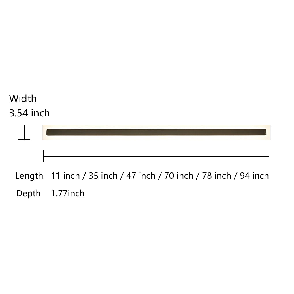 WHITBY ACRYLIC RECTANGULAR OUTDOOR SCONCE