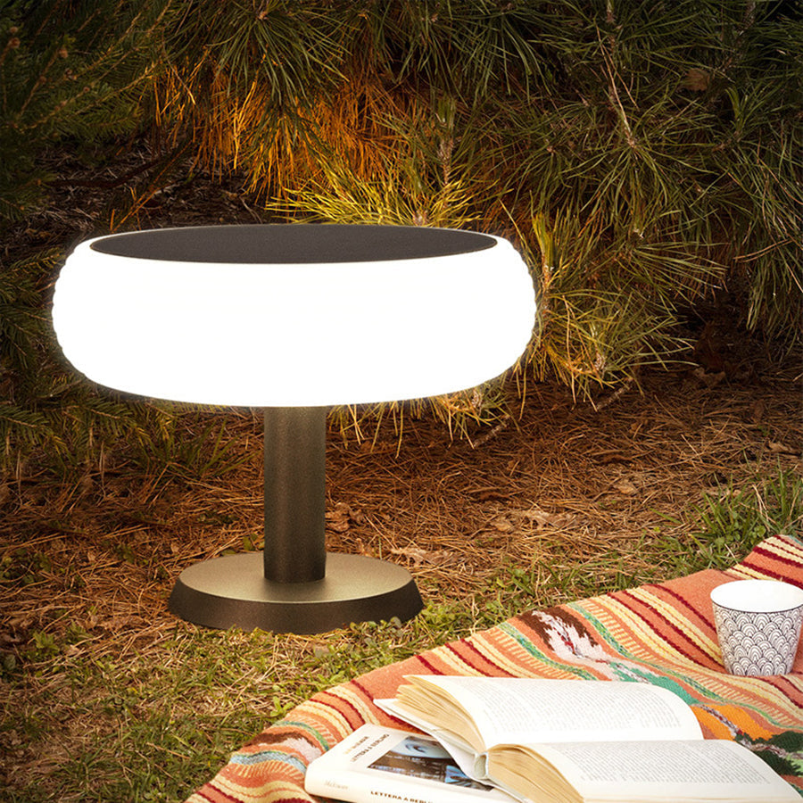 WHITMORE SOLAR GLOBE OUTDOOR ILLUMINATOR, WEATHERPROOF LANDSCAPE LANTERN