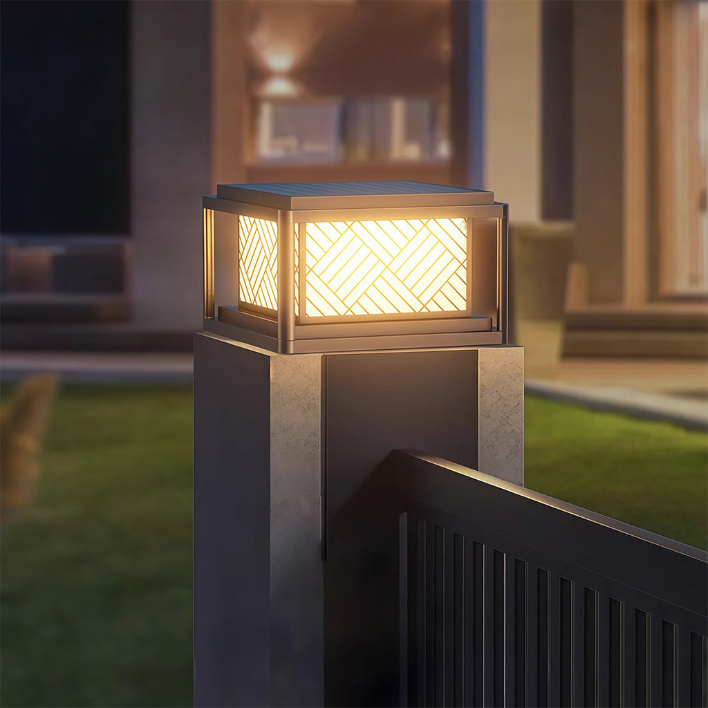 CHISWICK WEATHERPROOF GARDEN PILLAR LANTERN