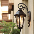 WINDSOR CAST ALUMINUM OUTDOOR WALL SCONCE WITH WATER-RESISTANT FINISH