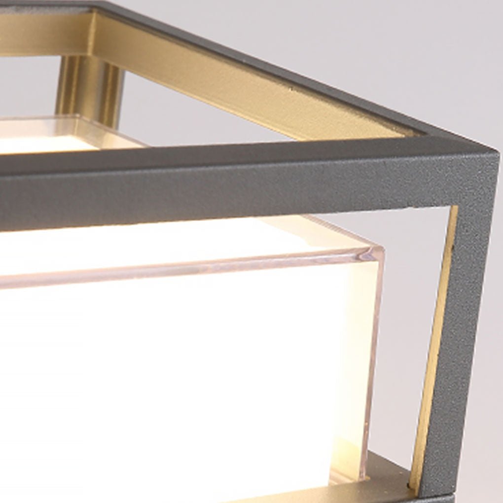 RAVENHURST SQUARE TWIN-TIER OUTDOOR LIGHTING POST
