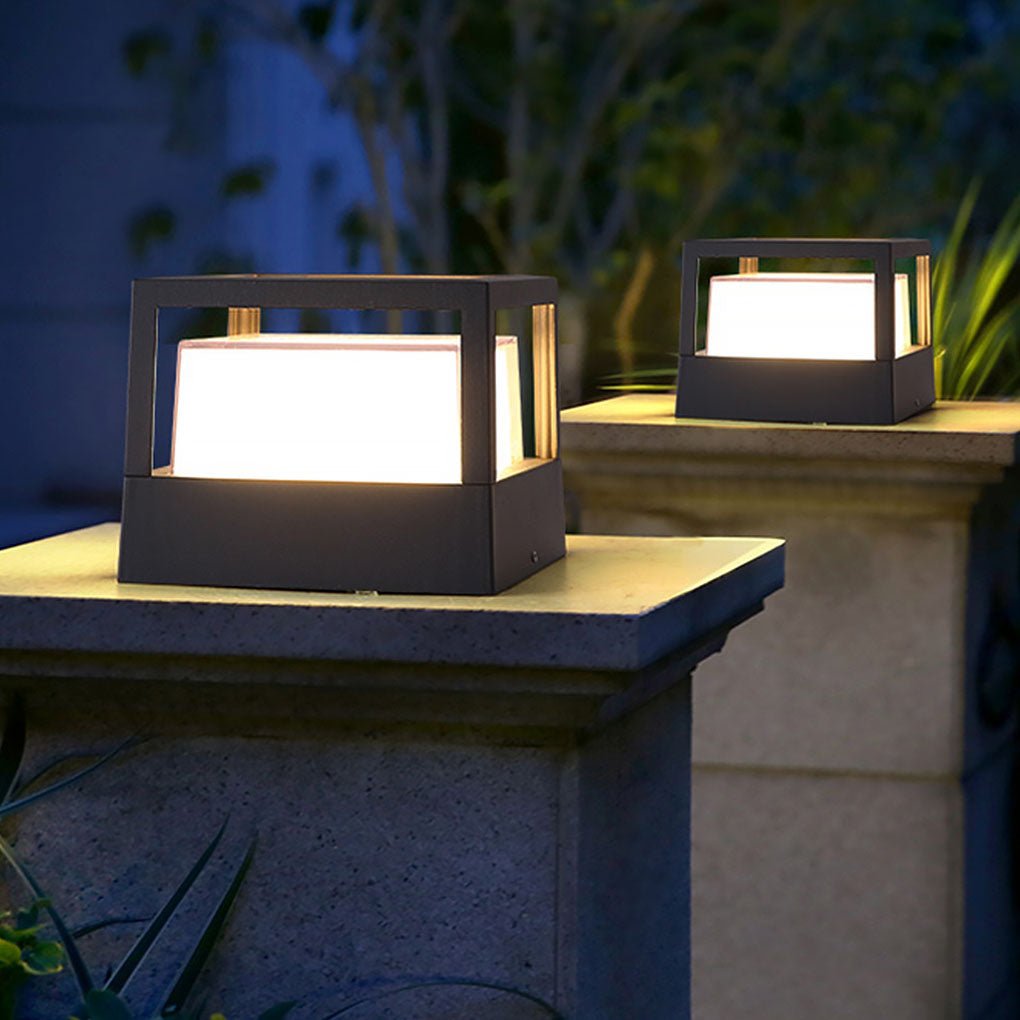RAVENHURST SQUARE TWIN-TIER OUTDOOR LIGHTING POST
