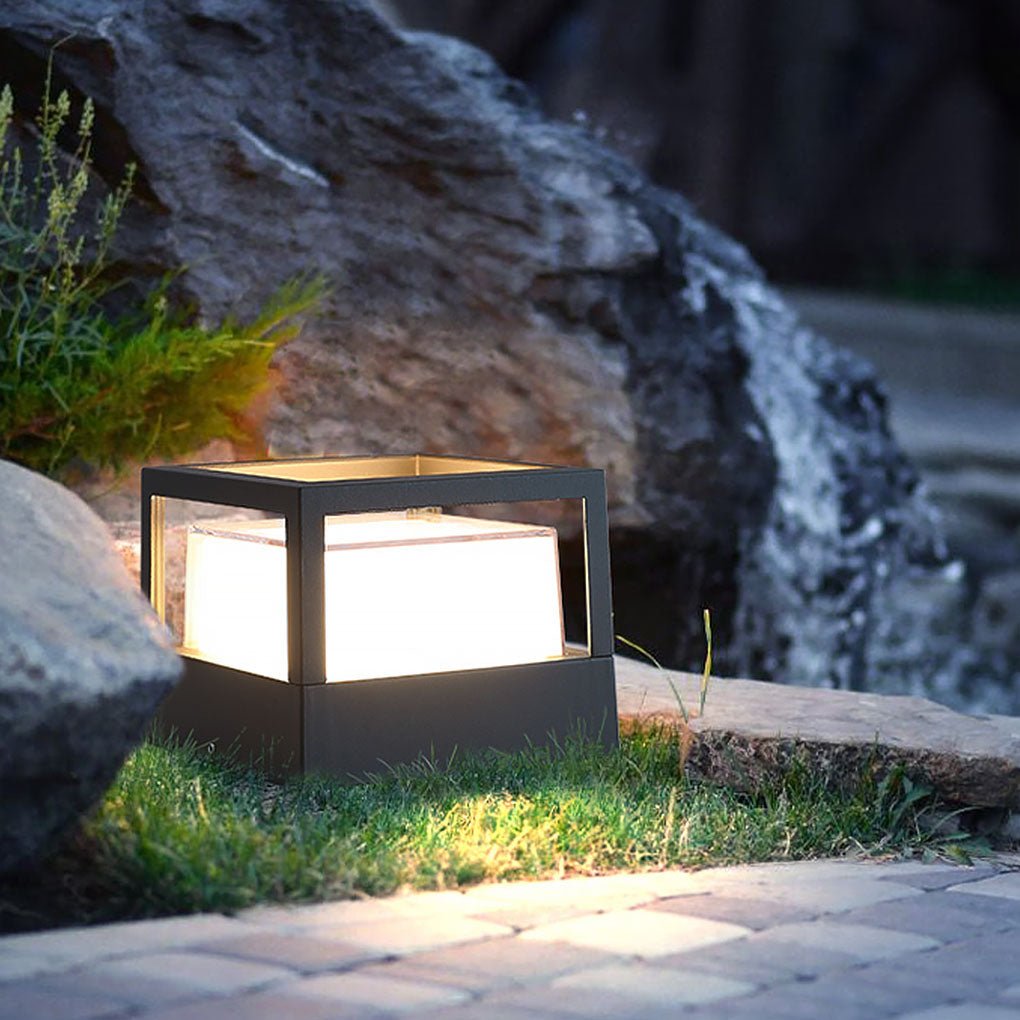 RAVENHURST SQUARE TWIN-TIER OUTDOOR LIGHTING POST