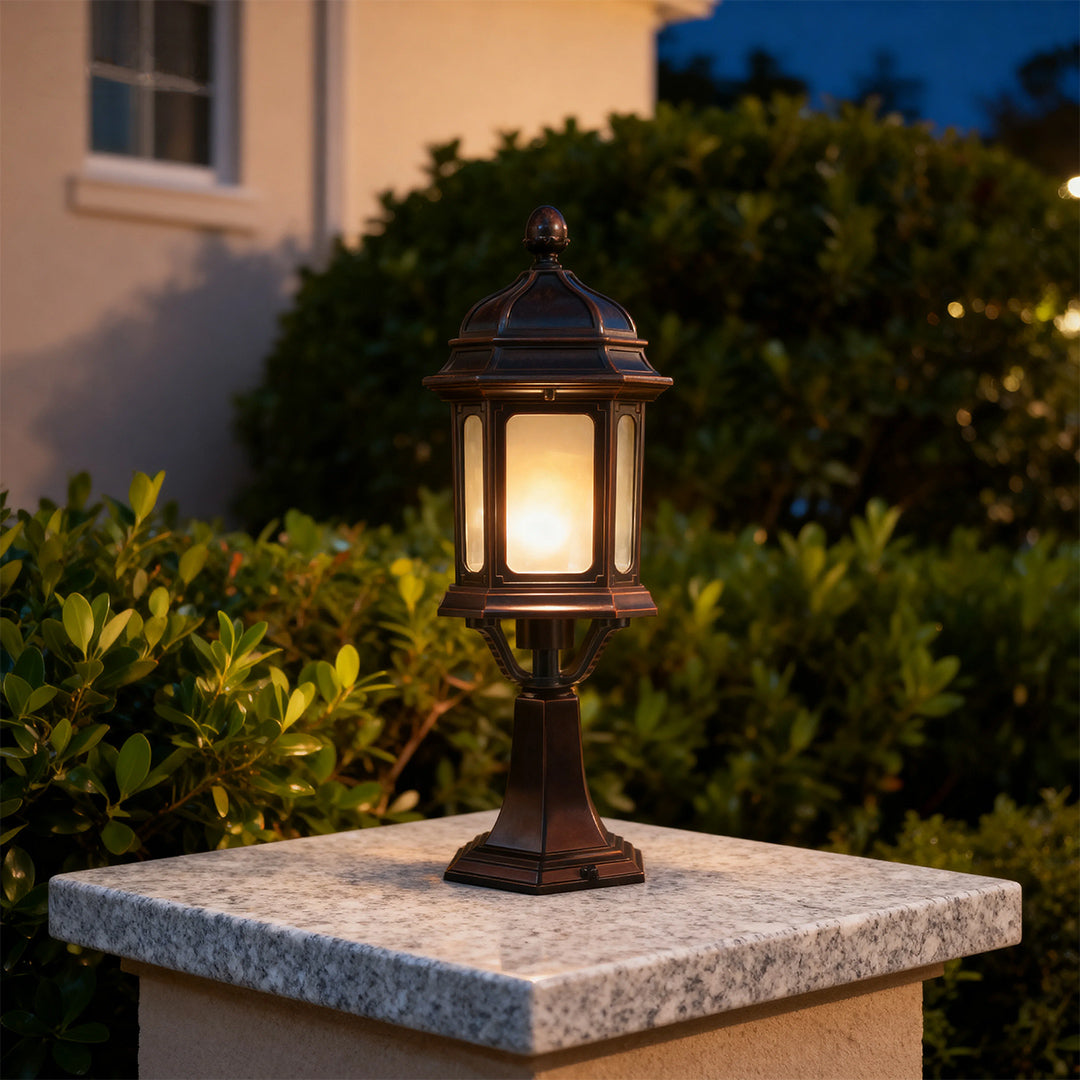 WINTHROP WEATHER-RESISTANT PILLAR LIGHTING WITH HIGH LUMEN OUTPUT