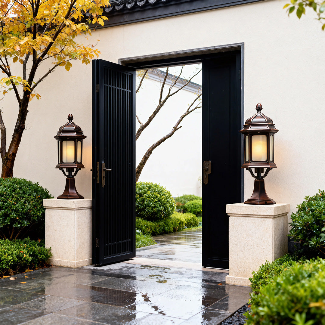 WINTHROP WEATHER-RESISTANT PILLAR LIGHTING WITH HIGH LUMEN OUTPUT