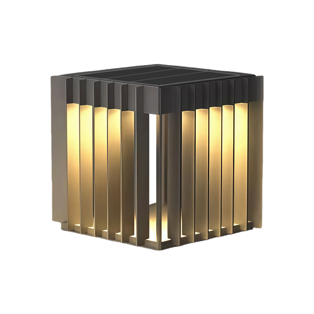 WINTHORPE SQUARE WATER-RESISTANT OUTDOOR PILLAR LANTERN