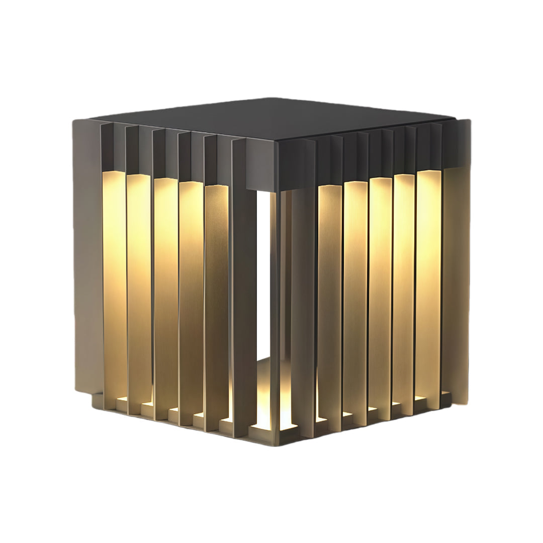 WINTHORPE SQUARE WATER-RESISTANT OUTDOOR PILLAR LANTERN