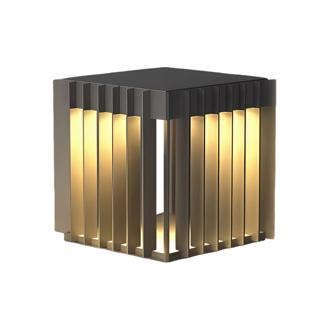 WINTHORPE SQUARE WATER-RESISTANT OUTDOOR PILLAR LANTERN