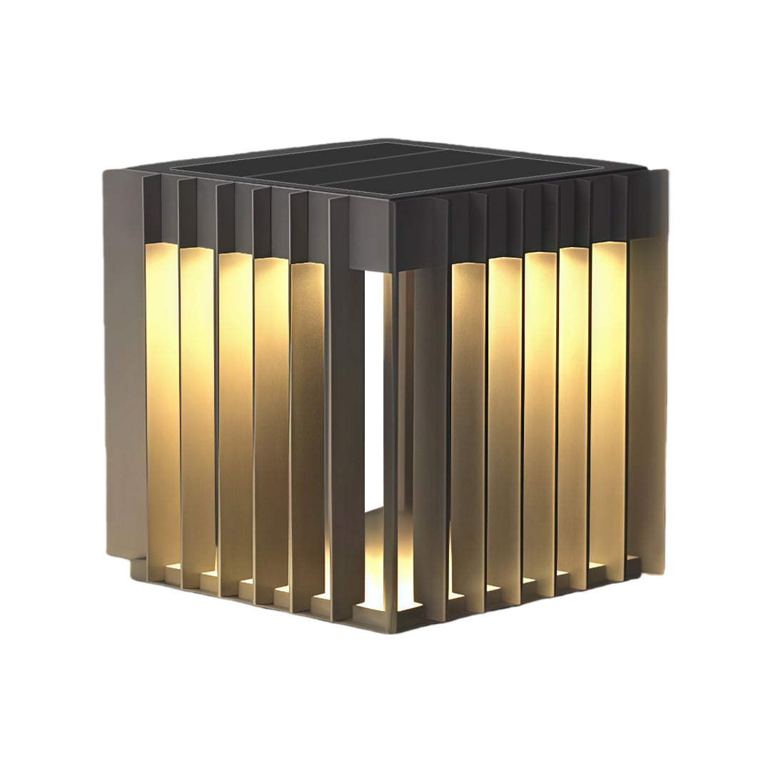 WINTHORPE SQUARE WATER-RESISTANT OUTDOOR PILLAR LANTERN