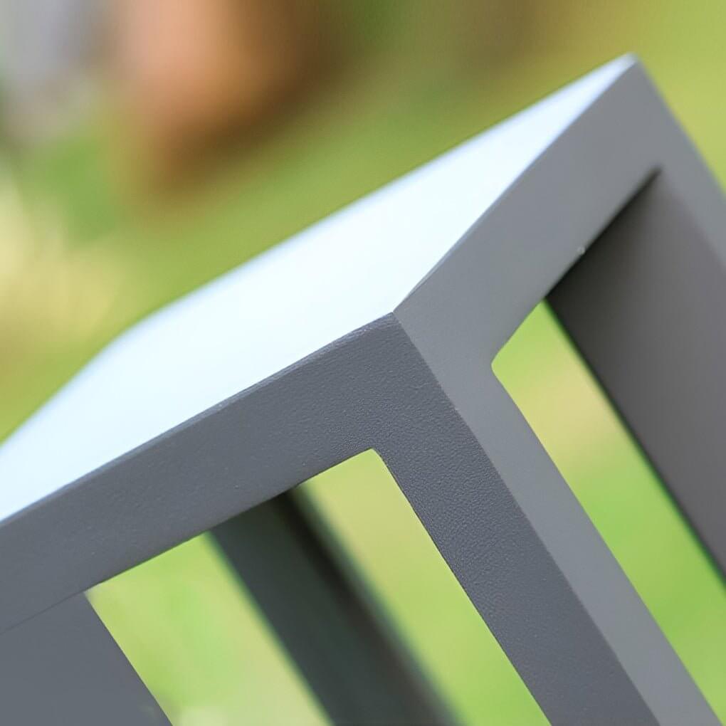 WINDSOR BLACK ALUMINUM 7W LANDSCAPE BOLLARD LIGHTS WITH FOUR-BEAM ILLUMINATION