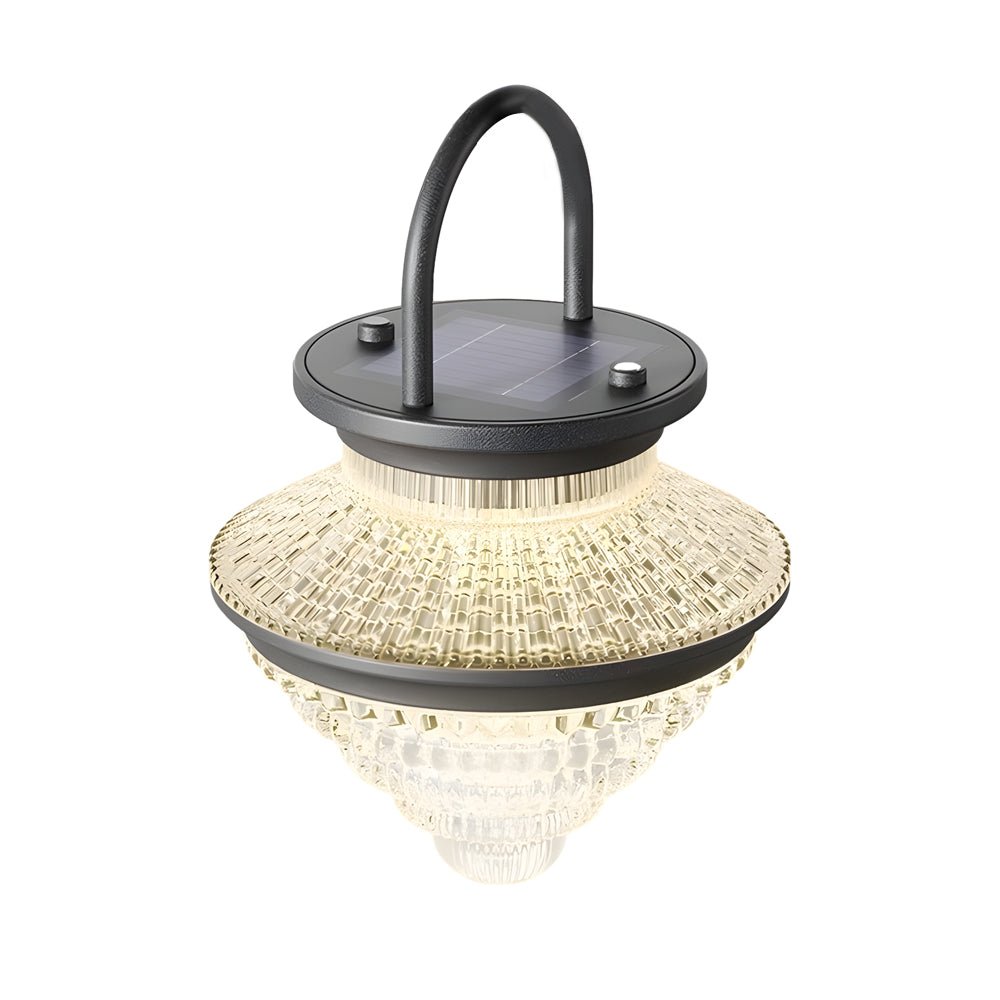 1. "HENLEY SOLAR GLOW TRIO LANTERN SET"  
   - Features three adjustable brightness settings, USB charging capability, and a waterproof design for outdoor use.

2. "WINDERMERE RADIANCE SOLAR LANTERN"  
   - A portable lantern with three-step dimming, desi