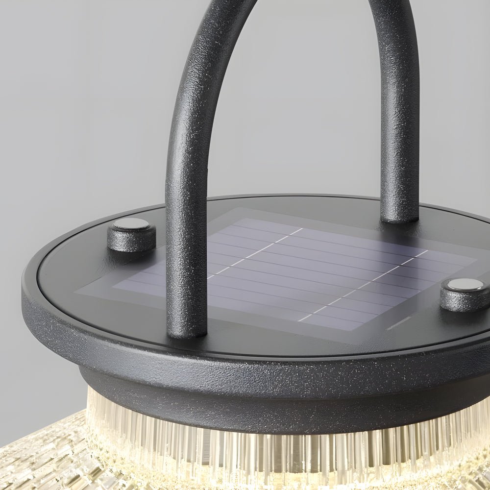 1. "HENLEY SOLAR GLOW TRIO LANTERN SET"  
   - Features three adjustable brightness settings, USB charging capability, and a waterproof design for outdoor use.

2. "WINDERMERE RADIANCE SOLAR LANTERN"  
   - A portable lantern with three-step dimming, desi