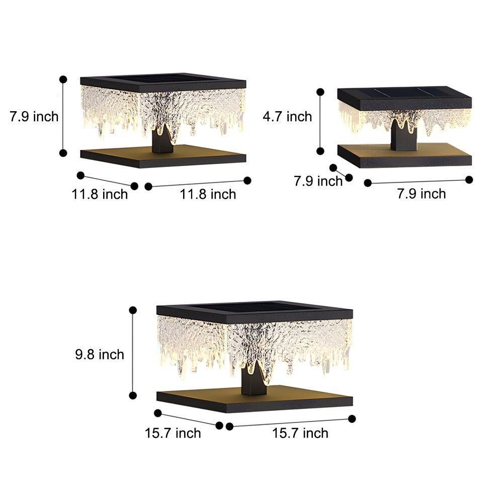 RAVENDALE SOLAR-POWERED FENCE POST ILLUMINATORS