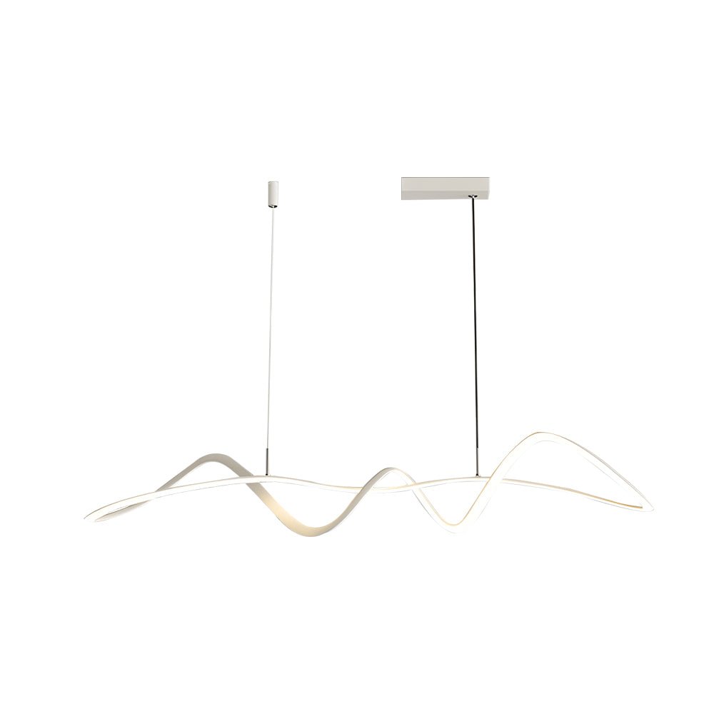 WINTHROP WAVING LED CHANDELIER WITH REMOTE DIMMER FOR DINING SPACES