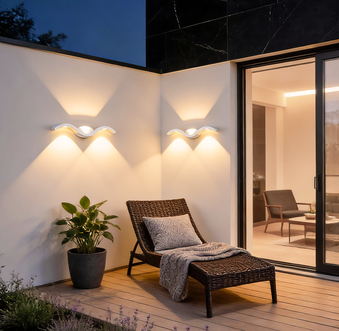 BRIGHTON TIDE UP-DOWN OUTDOOR LED WALL LIGHT