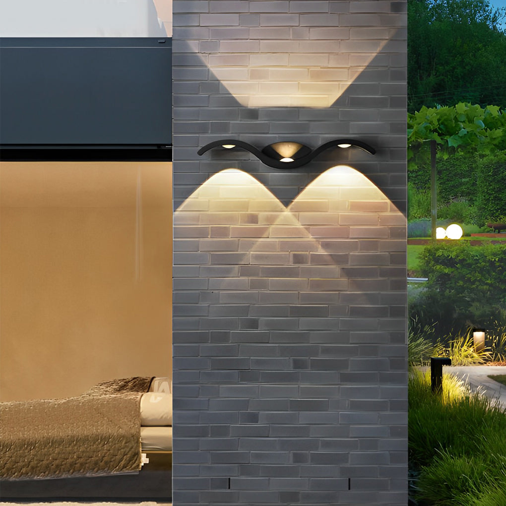BRIGHTON TIDE UP-DOWN OUTDOOR LED WALL LIGHT