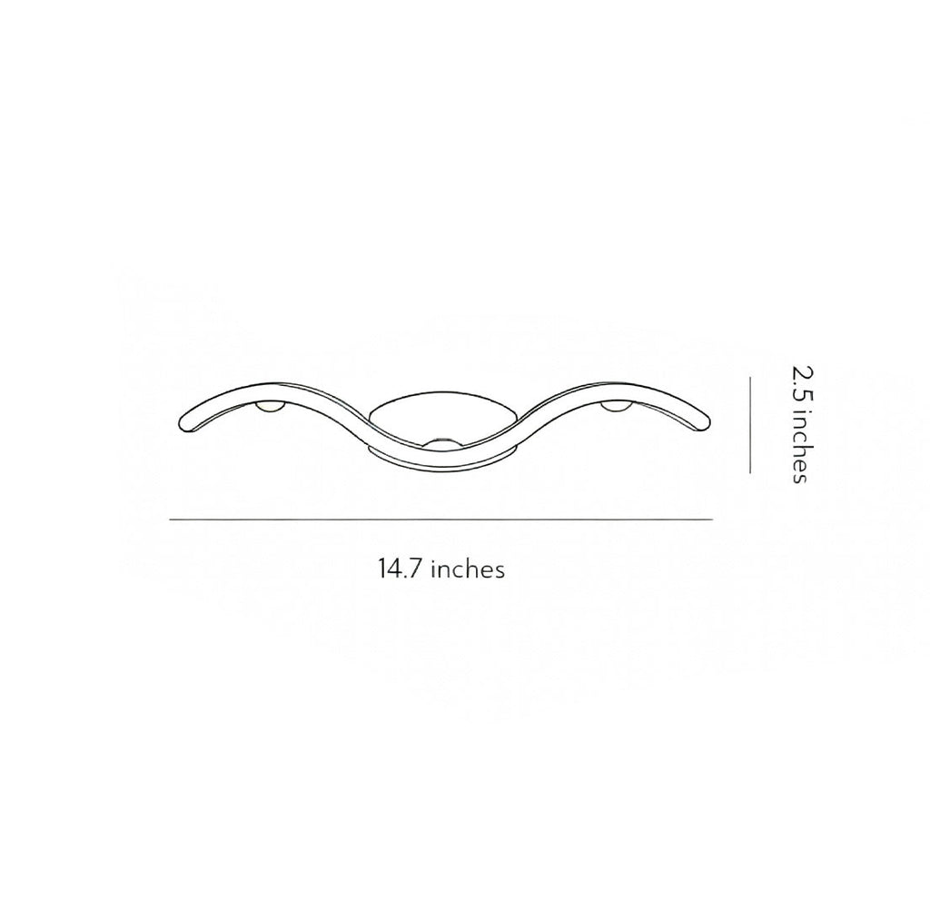 BRIGHTON TIDE UP-DOWN OUTDOOR LED WALL LIGHT