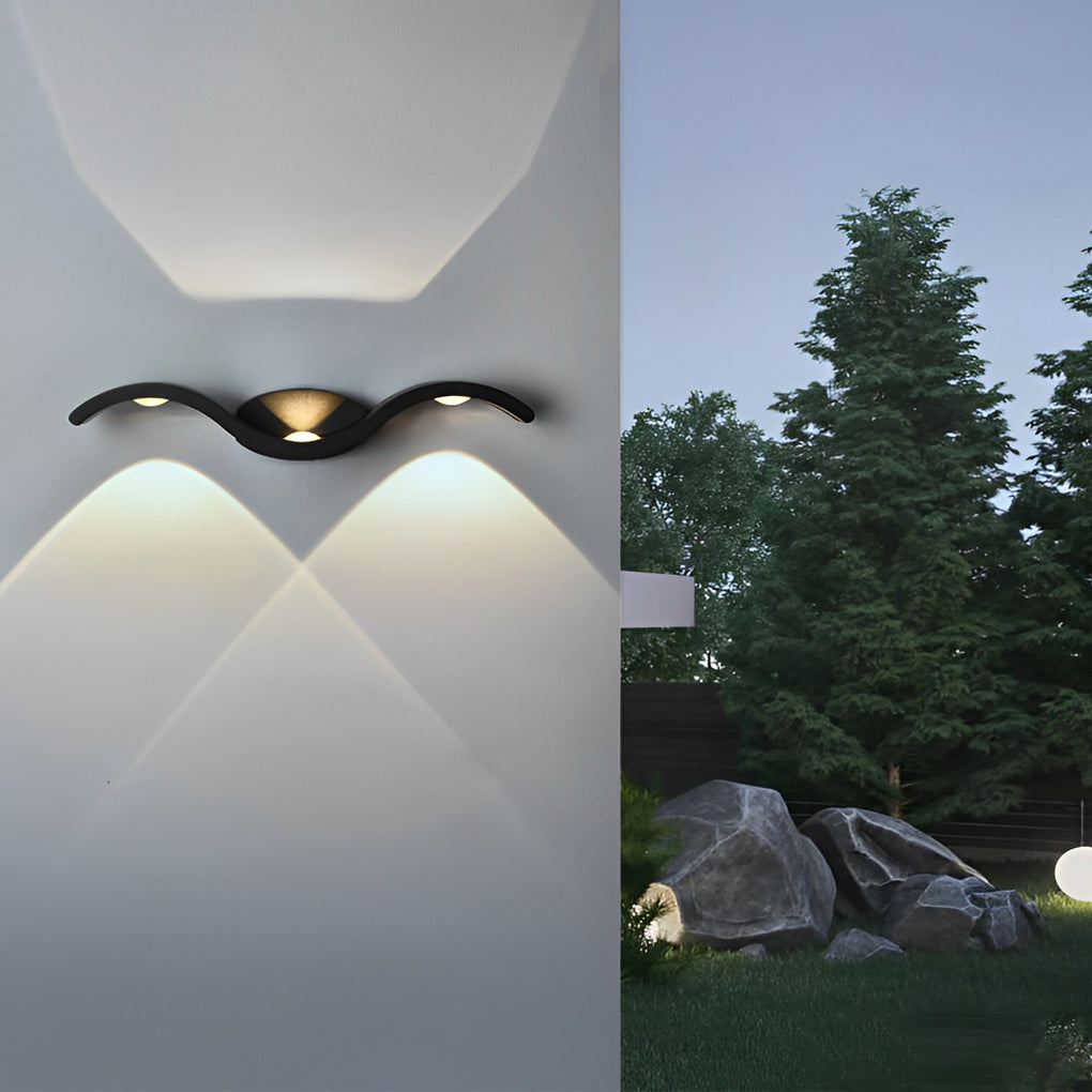 BRIGHTON TIDE UP-DOWN OUTDOOR LED WALL LIGHT
