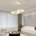 FENWICK WAVE CIRCLE LED CHANDELIER WITH THREE-TIER DIMMING