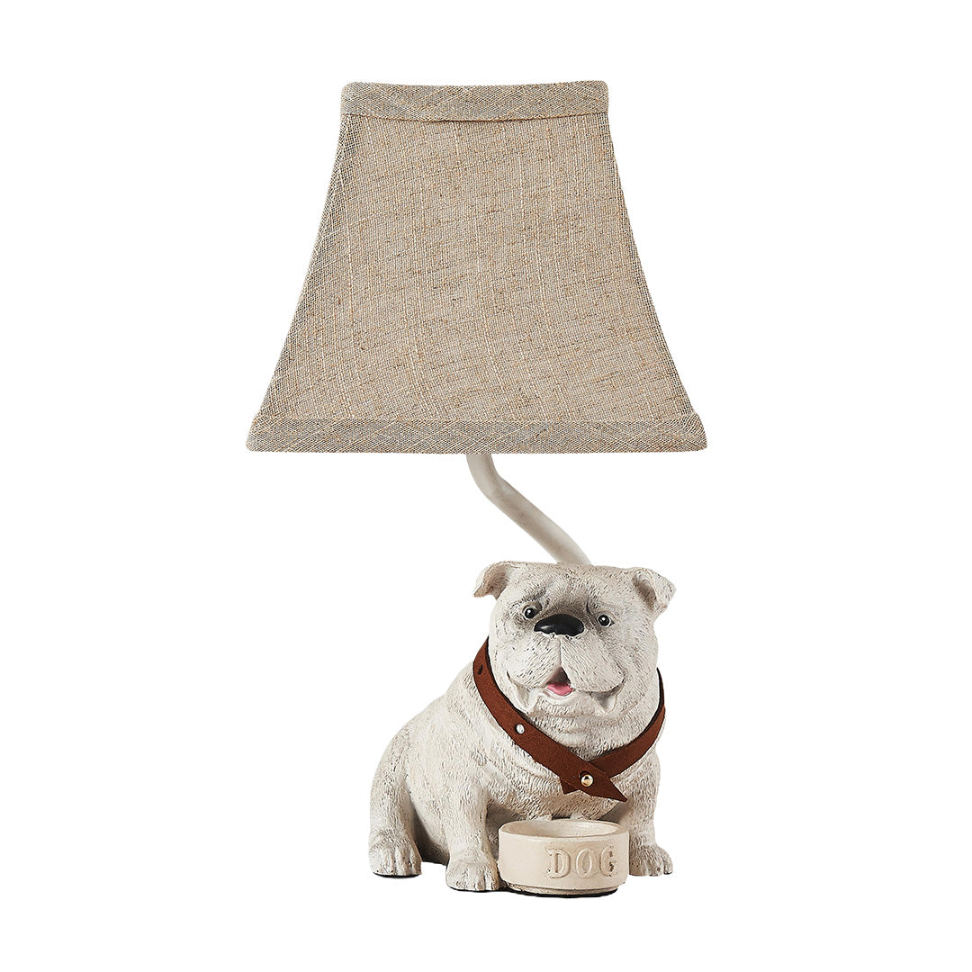 WINTHROP CANINE RESIN TABLE LANTERN
