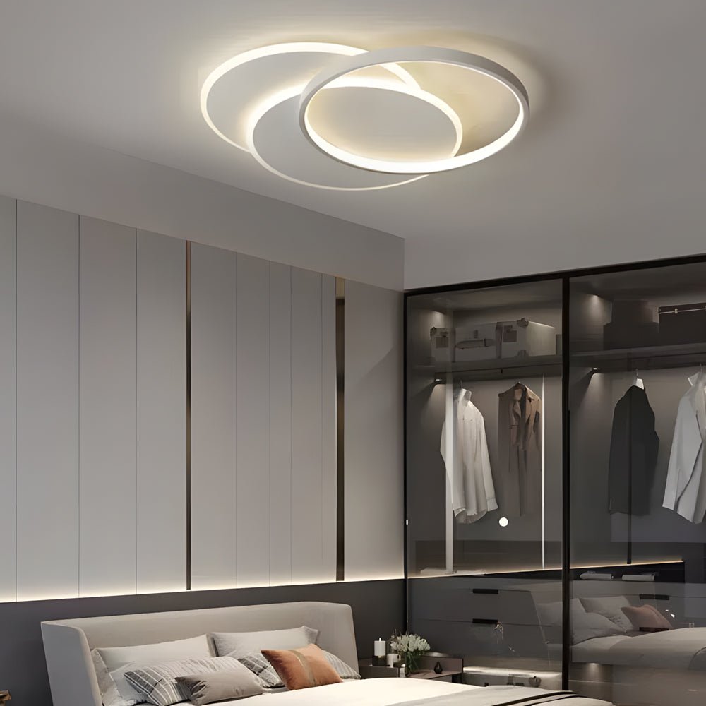WINDSOR TRIO CIRCULAR ACRYLIC LED CEILING FIXTURE