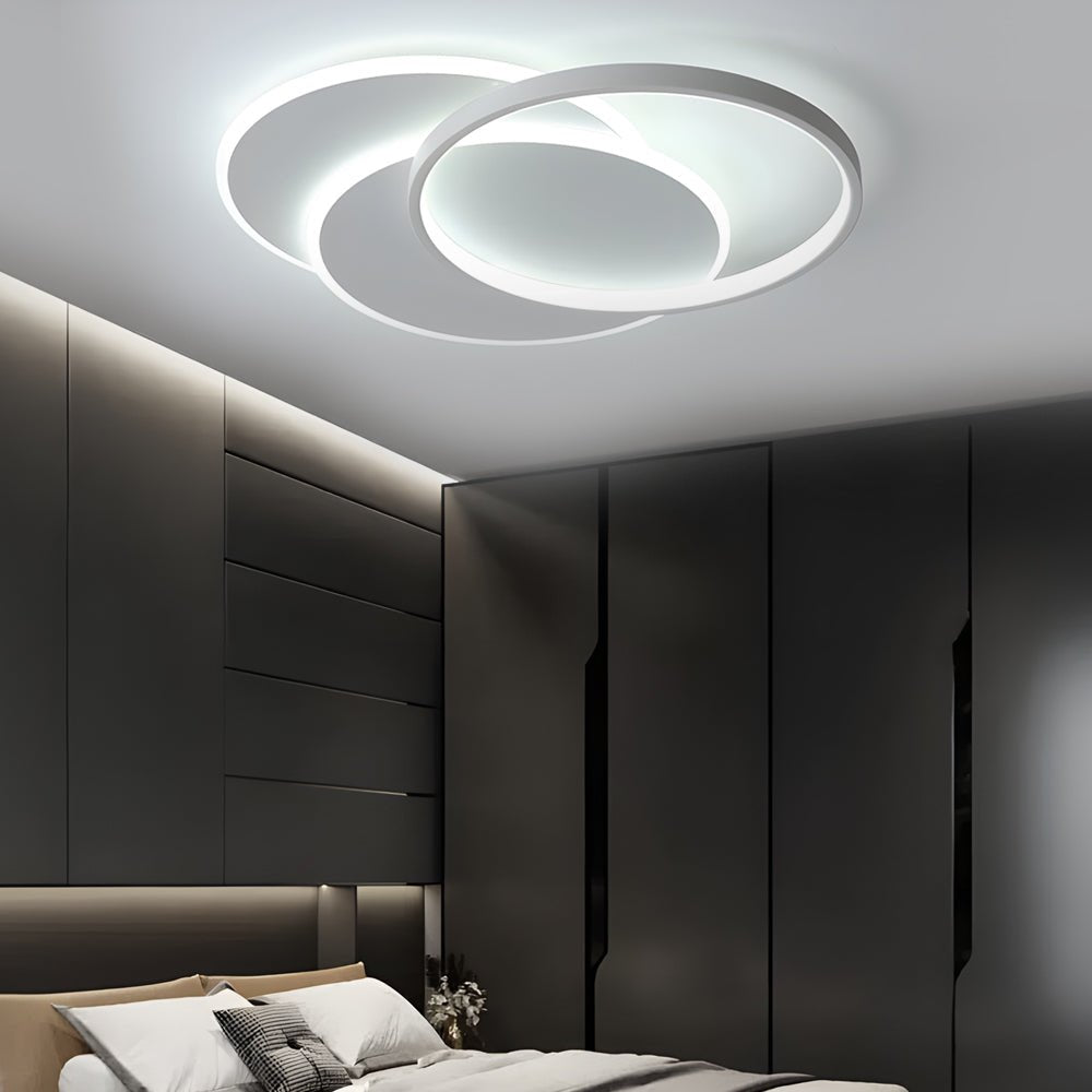 WINDSOR TRIO CIRCULAR ACRYLIC LED CEILING FIXTURE