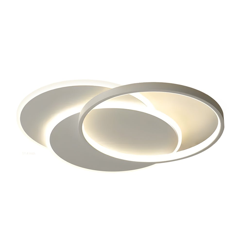 WINDSOR TRIO CIRCULAR ACRYLIC LED CEILING FIXTURE