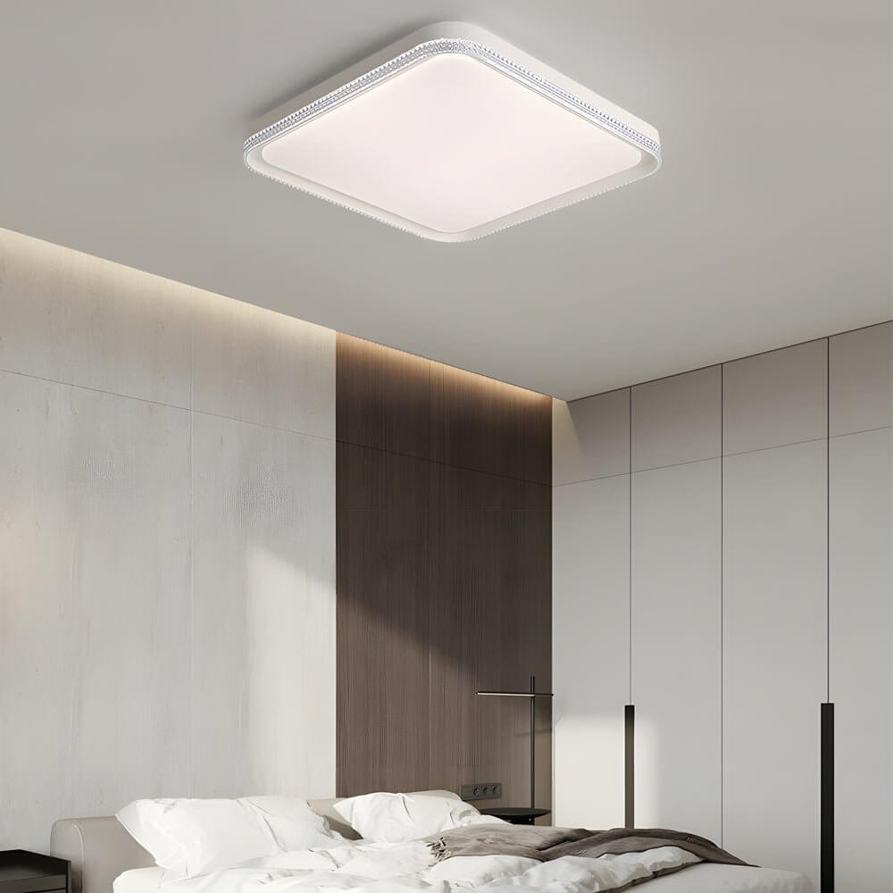 WINDSOR WHITE ACRYLIC FLUSH MOUNT LIGHTING