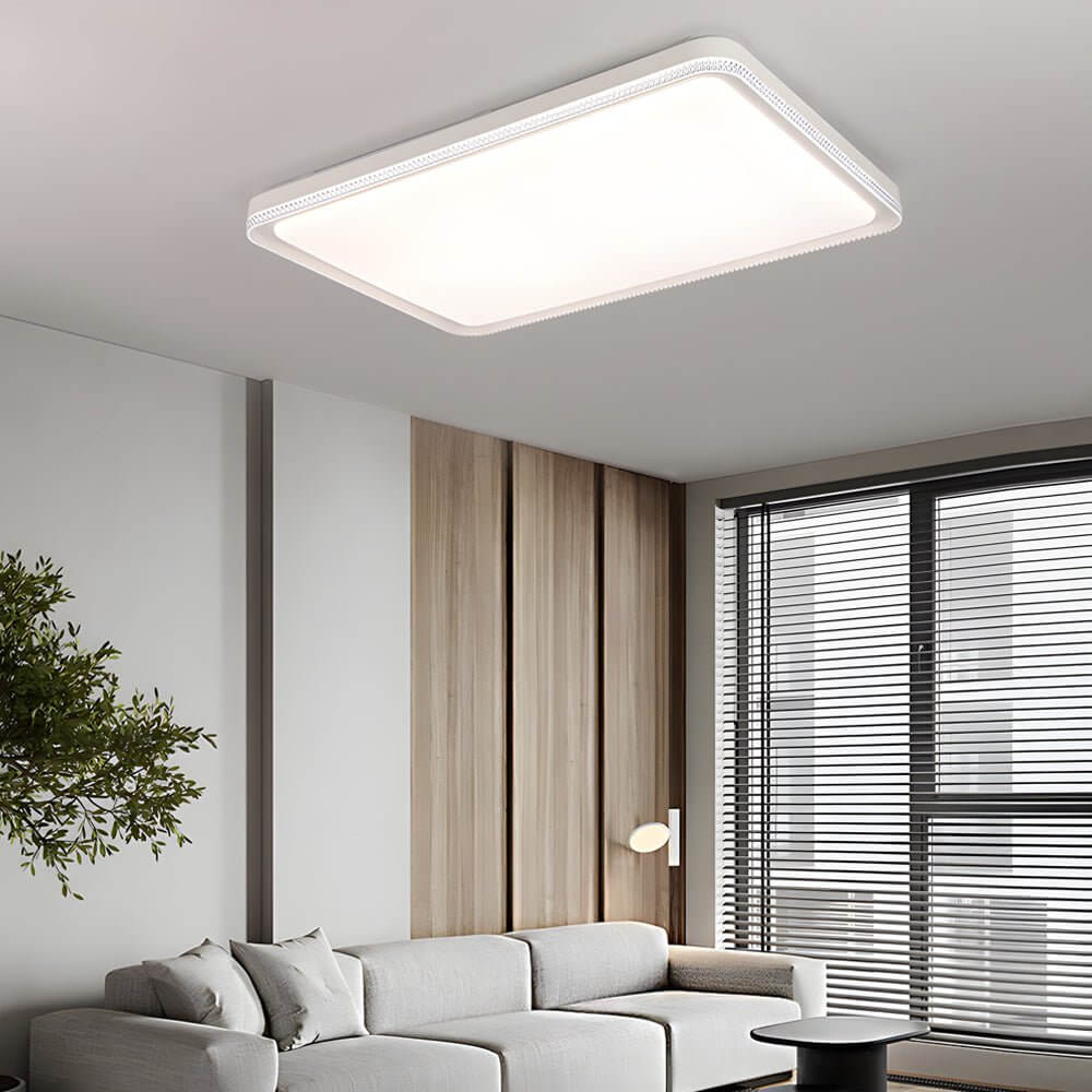 WINDSOR WHITE ACRYLIC FLUSH MOUNT LIGHTING
