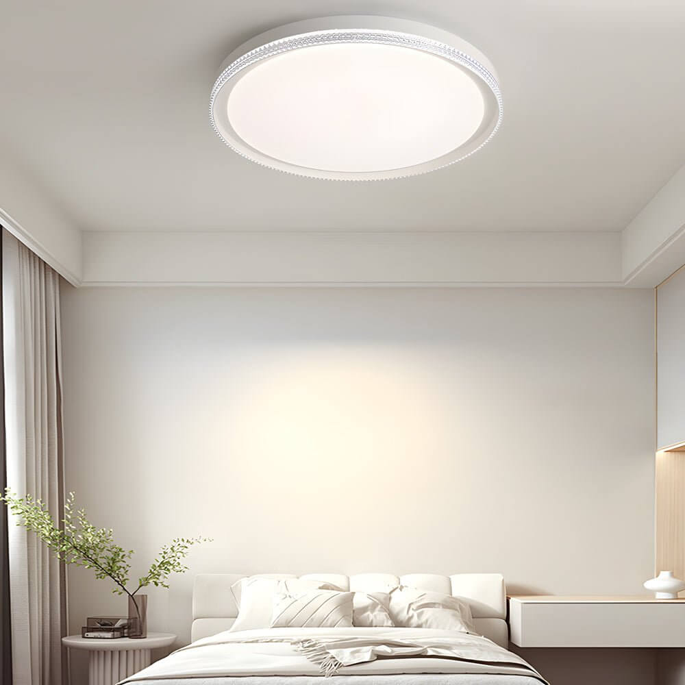 WINDSOR WHITE ACRYLIC FLUSH MOUNT LIGHTING