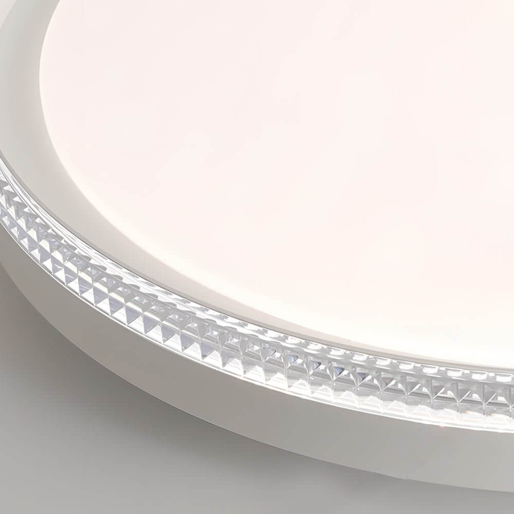 WINDSOR WHITE ACRYLIC FLUSH MOUNT LIGHTING