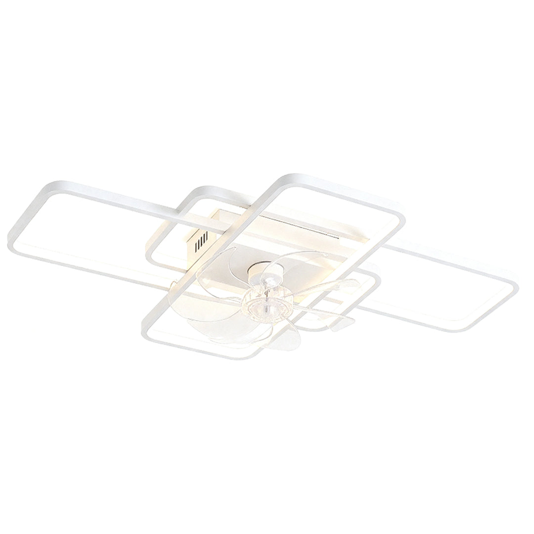 FARNWORTH ACRYLIC SHADE CEILING FAN WITH ILLUMINATION