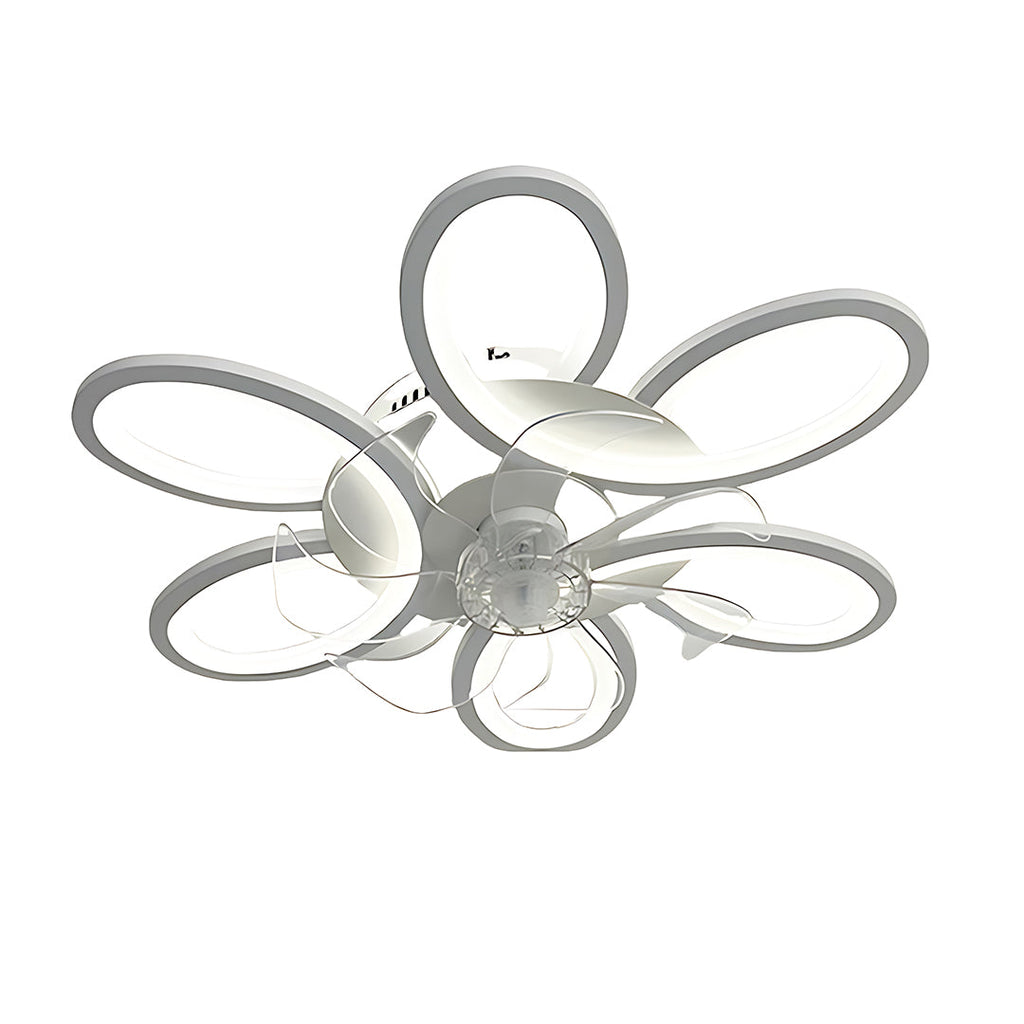 WHITECREST MODERN AIRFLOW CEILING FAN WITH ILLUMINATION AND REMOTE CONTROL