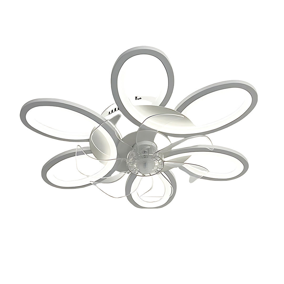 WHITECREST MODERN AIRFLOW CEILING FAN WITH ILLUMINATION AND REMOTE CONTROL