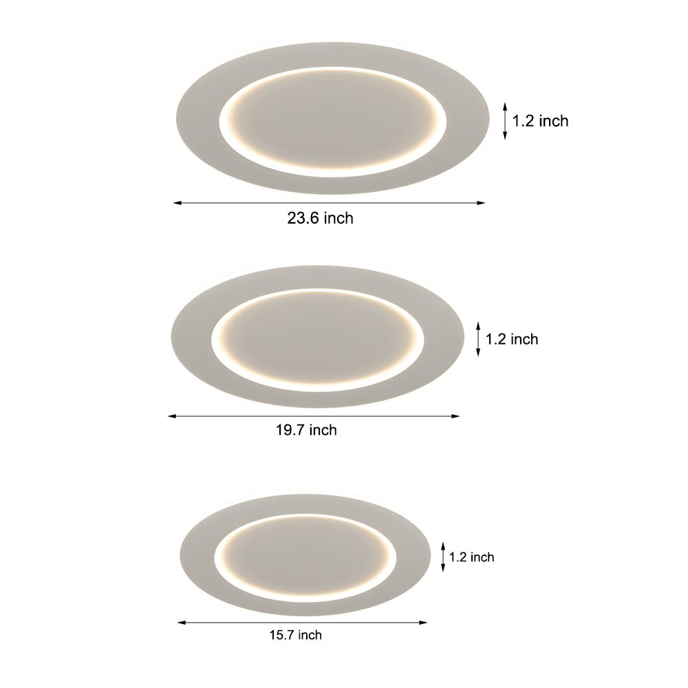 WINTHROP ILLUMINATED CIRCLE CEILING FIXTURE