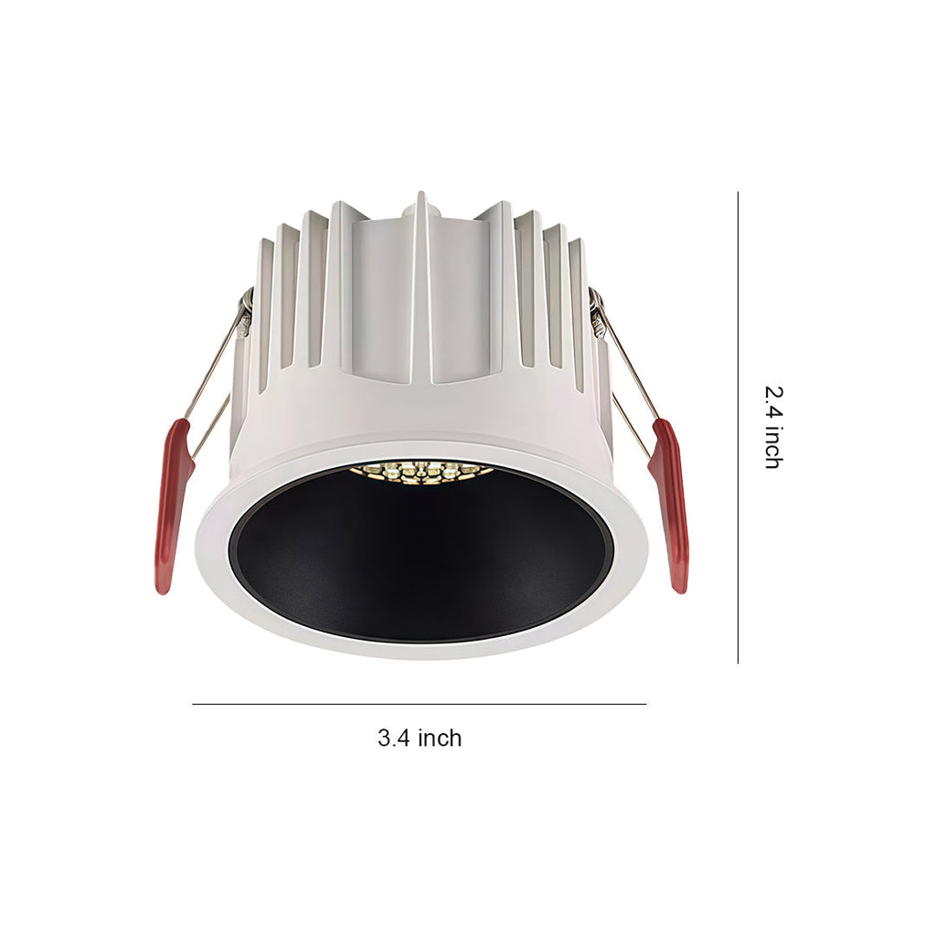 THORNBURY ALUMINUM RECESSED LED DOWNLIGHT WITH ANTI-GLARE TECHNOLOGY