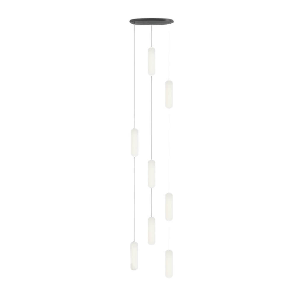 WINTERBOURNE WHITE TUBE MULTI-LIGHT STAIRCASE LUMINAIRE