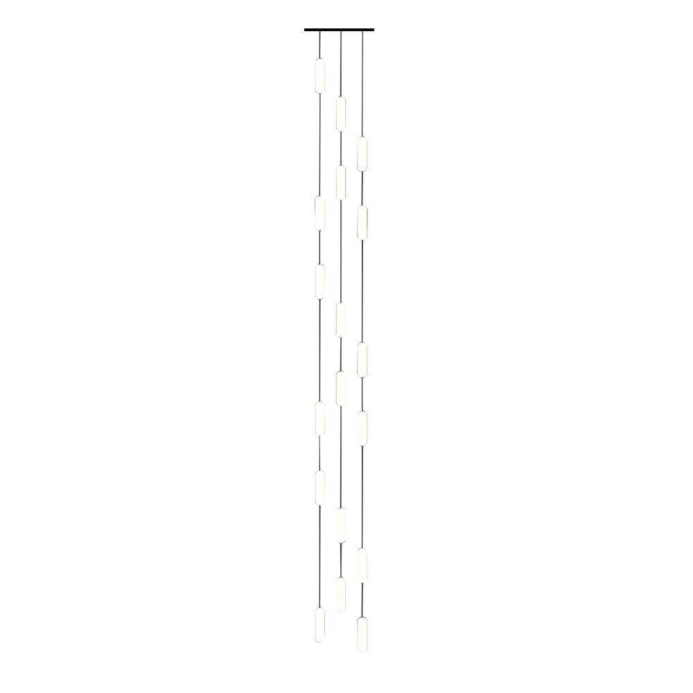 WINTERBOURNE WHITE TUBE MULTI-LIGHT STAIRCASE LUMINAIRE