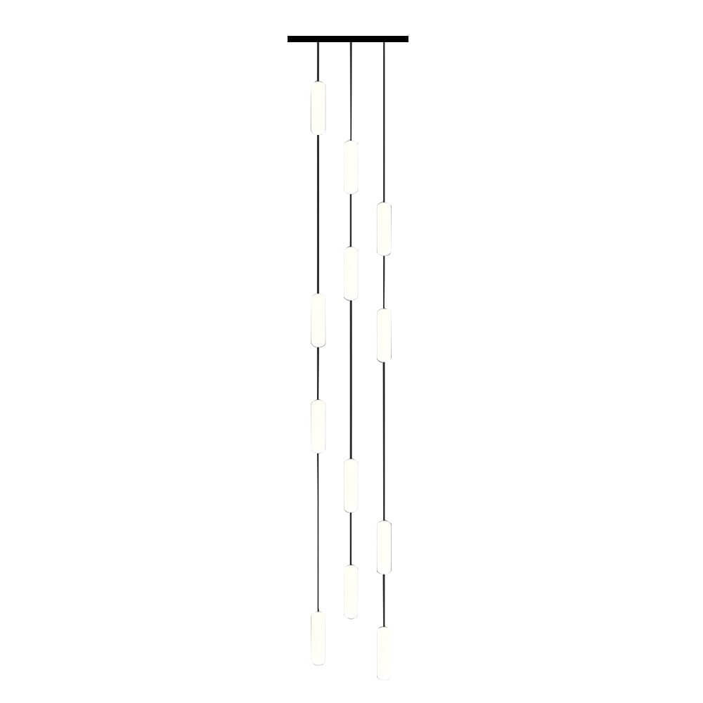 WINTERBOURNE WHITE TUBE MULTI-LIGHT STAIRCASE LUMINAIRE