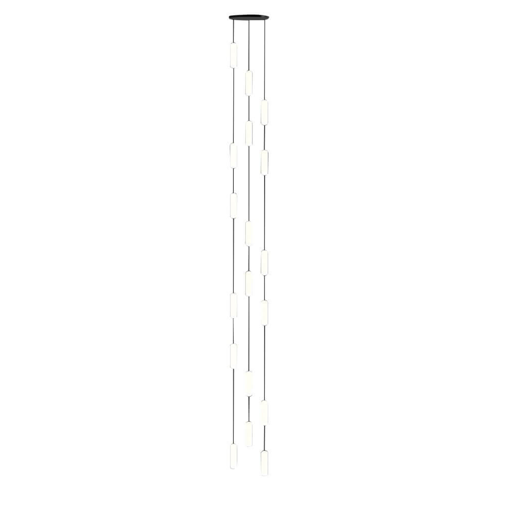 WINTERBOURNE WHITE TUBE MULTI-LIGHT STAIRCASE LUMINAIRE
