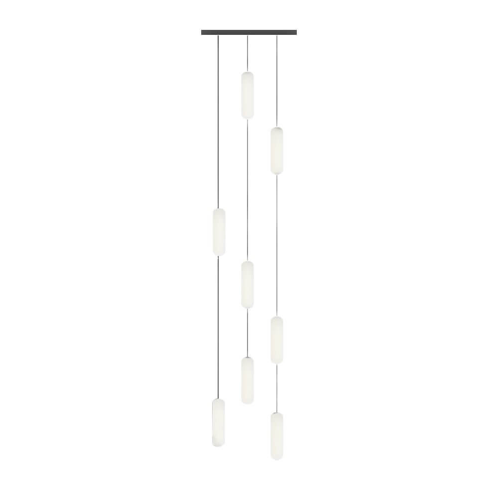WINTERBOURNE WHITE TUBE MULTI-LIGHT STAIRCASE LUMINAIRE