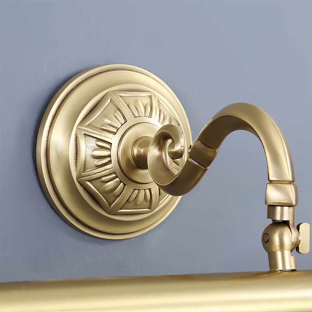 WINDSOR GLEAM COPPER MIRROR WALL SCONCE