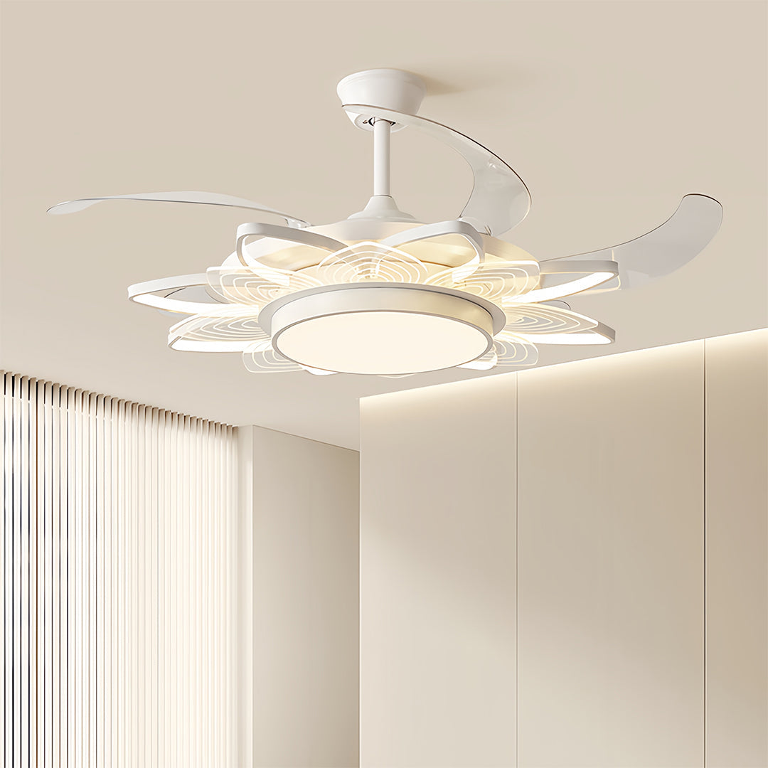 WINCHESTER BLACK IRON CEILING FAN WITH INTEGRATED LIGHTING