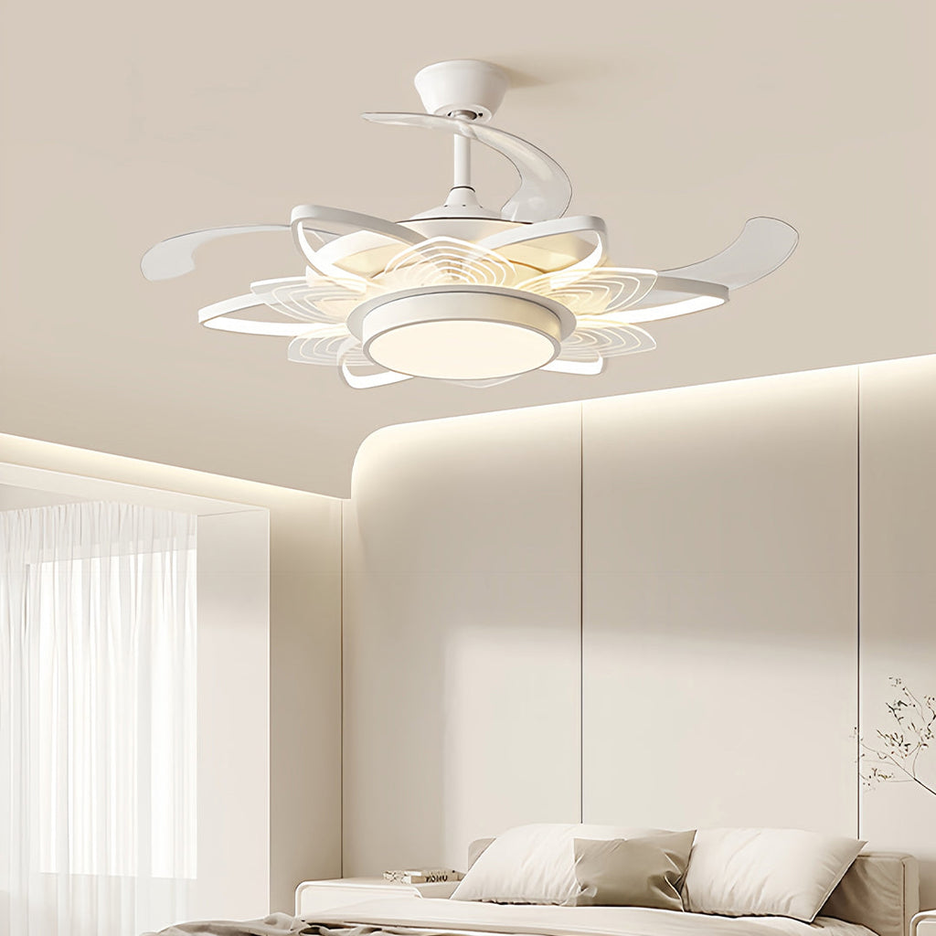 WINCHESTER BLACK IRON CEILING FAN WITH INTEGRATED LIGHTING