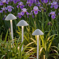 BRAMBLEWOOD METAL MUSHROOM GLOWING LANDSCAPE LANTERN